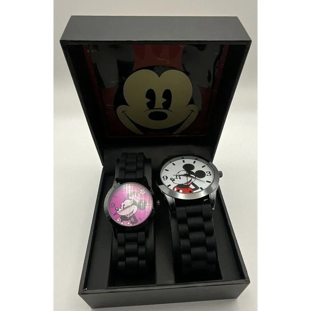 New - DISNEY MICKEY‎ MOUSE HIS AND HERS WATCH SET